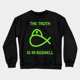 Alien Fish, The Truth is in Roswell Crewneck Sweatshirt